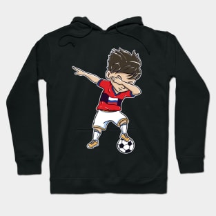 Dabbing Soccer Player Funny Russia Fan T-Shirt boy Hoodie